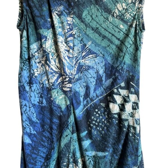 Jams World Dress Size Small Tapa Jungle Blu Vintage Blues Jungle Beach - Picture 8 of 13